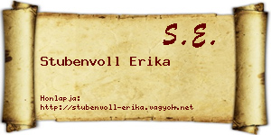 Stubenvoll Erika névjegykártya